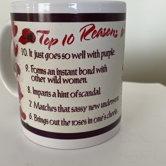 “Red Hat”Mug Leanin Tree 12oz Exc Cond - Picture 9 of 10